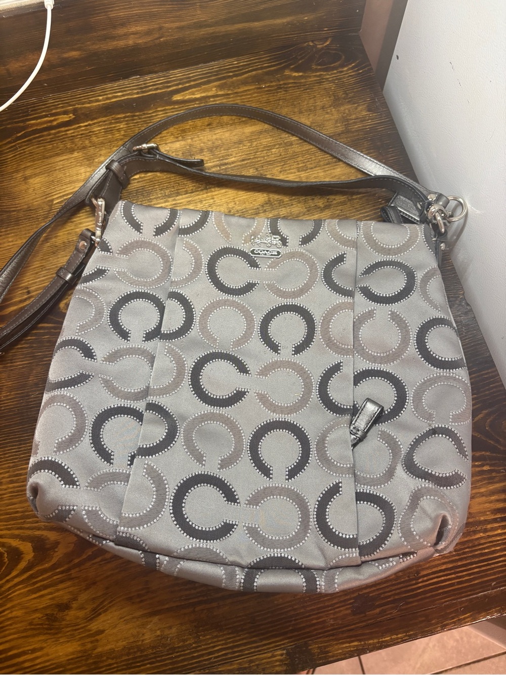 Coach Gray Purse